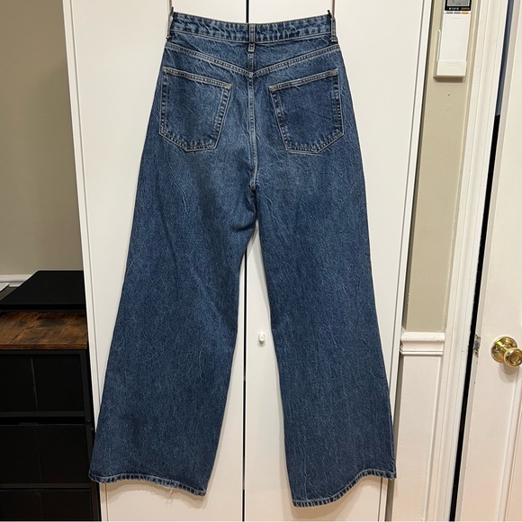 ZARA wide leg flare jeans high waisted - Picture 9 of 9